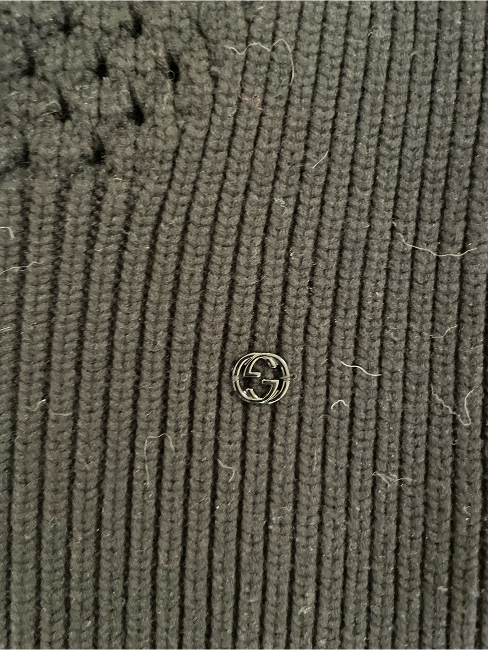 Authentic Gucci Wool Turtleneck Mesh Sweater - Picture 2 of 10